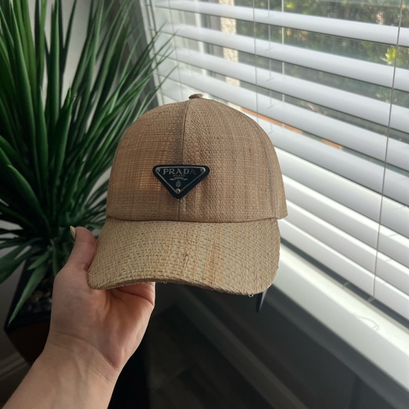 Prada Accessories - Prada wicker cap